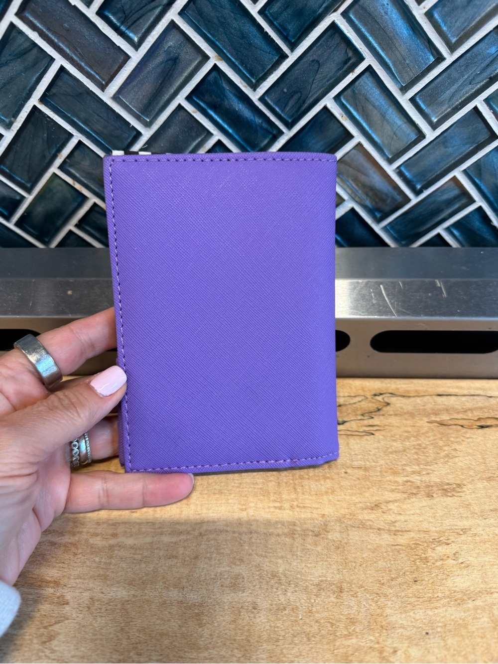 Marc Tetro Purple Puppy Passport Cover - Picture 2 of 3